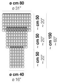 Vetreria Vistosi Хрустальный потолочный светильник Minigiogali sun-id-1459649 - Вид №2