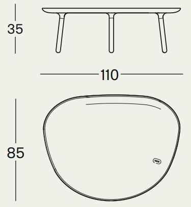 Zanotta Садовый журнальный столик из cristalplant® sun-id-1437439 - Вид №8