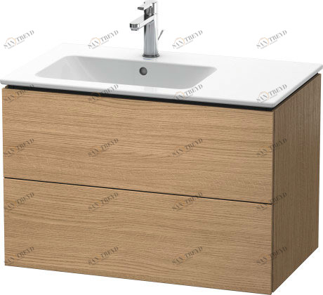 LC629105252 L-Cube Тумбочка подвесная Европейский дуб, декор Duravit