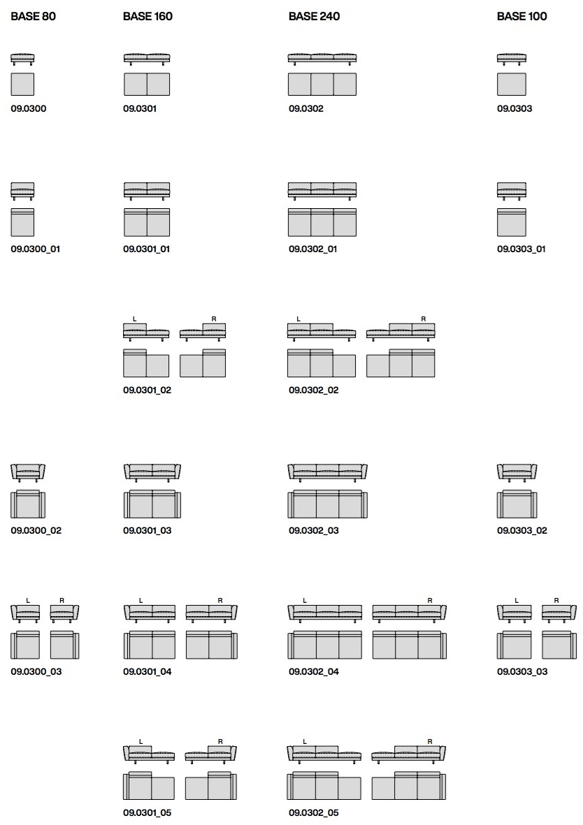 Porada Модульный тканевый диван Twenty sun-id-1447529 - Вид №5