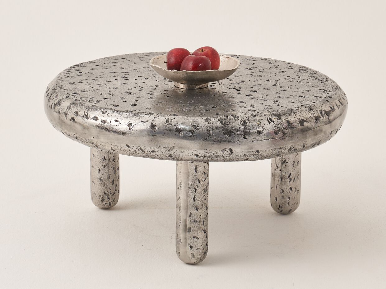 Круглый алюминиевый журнальный столик LO Contemporary CRATER ARCH-00035319 - Вид №3
