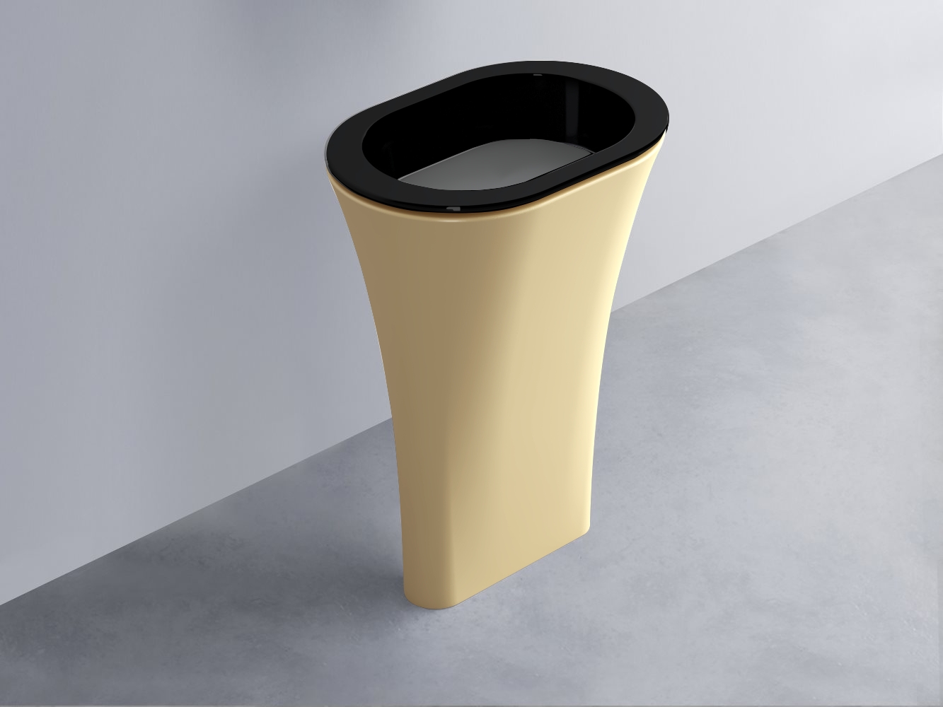 AMLA65-N+AMPILO-CM+AMCOLO-CN Раковина Amedeo Ovale отдельностоящая cielo Enjoy + Amedeo Ceramica Cielo