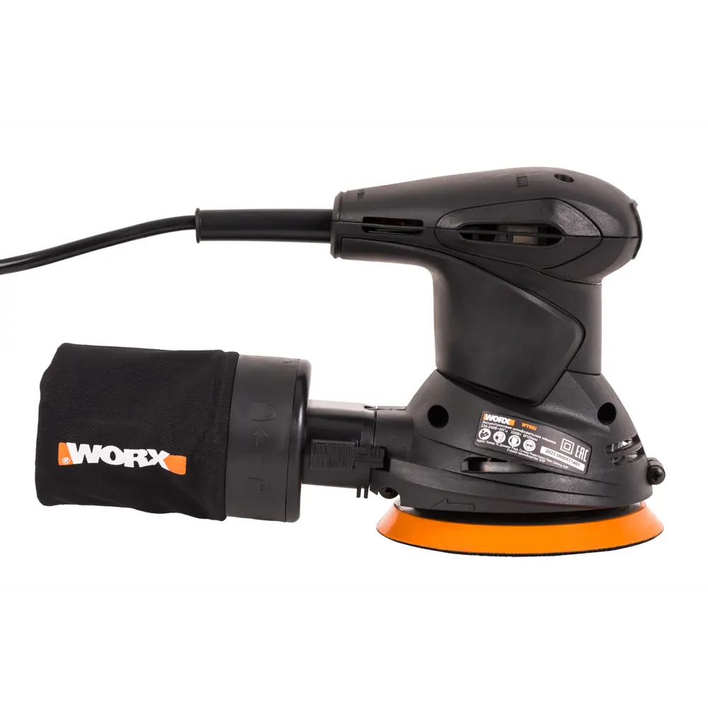 Эксцентриковая шлифмашина Worx WT651 с бесщеточным двигателем 300 Вт 89321121 STLM-1332359 - Вид №3