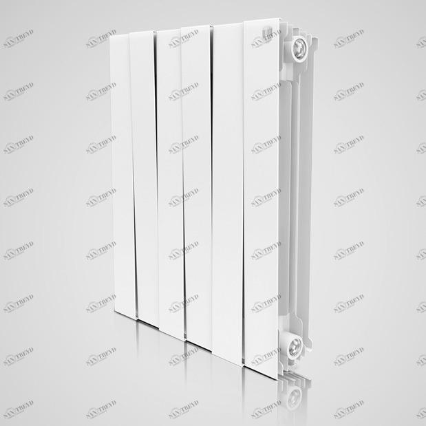 Радиатор биметаллический Royal Thermo PianoForte Bianco Traffico (белый)  - 6 секций sun-id-646052