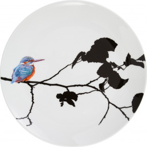 10649364 Meissen Тарелка настенная Meissen "Зимородок" 27,5см, п/к Фарфор, Керамика