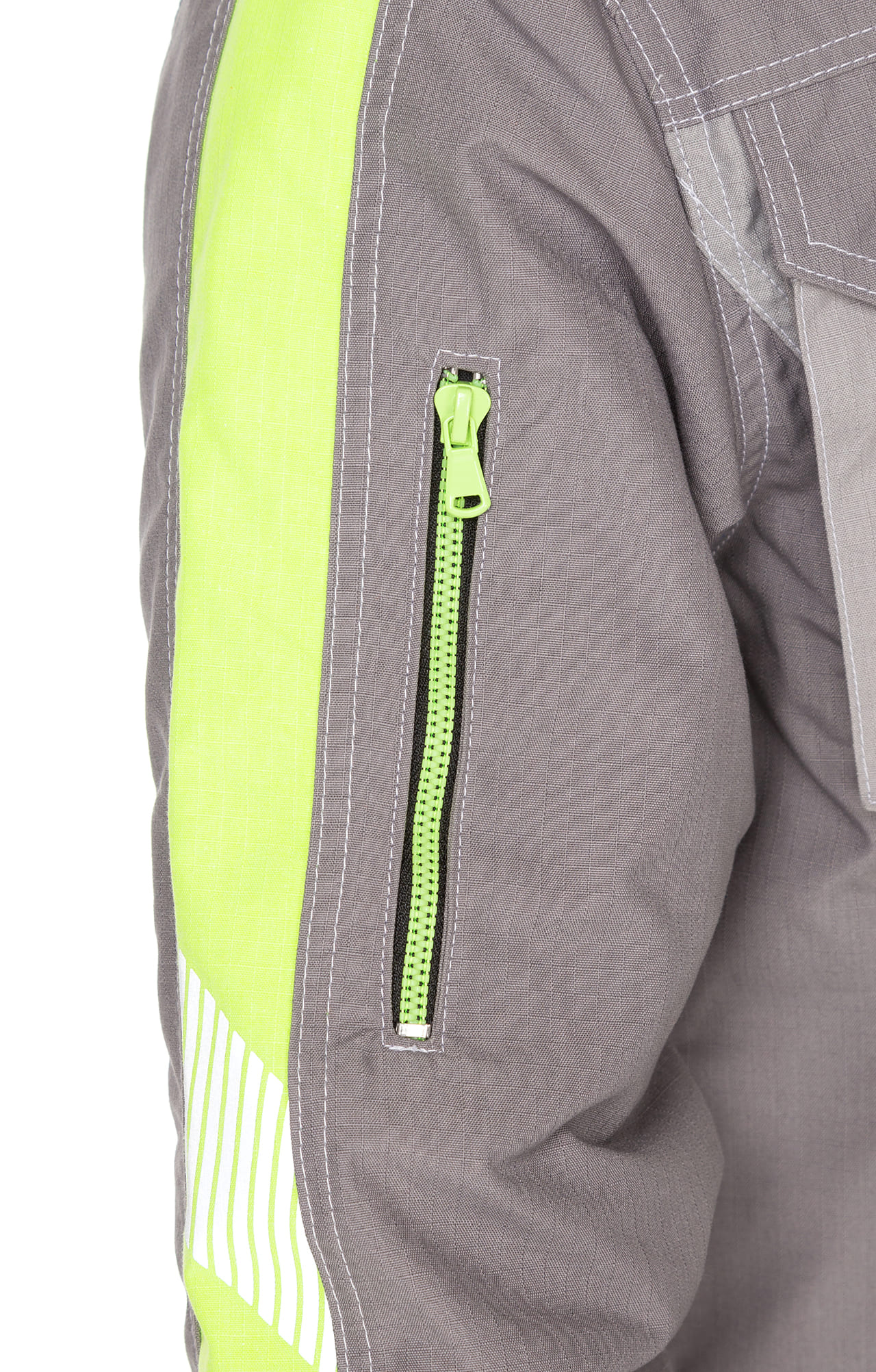 68816 Костюм "Прогресс" темно-серый светло-серый с лимонным  Летняя спецодежда  размер 48-50/182-188  - Вид №13