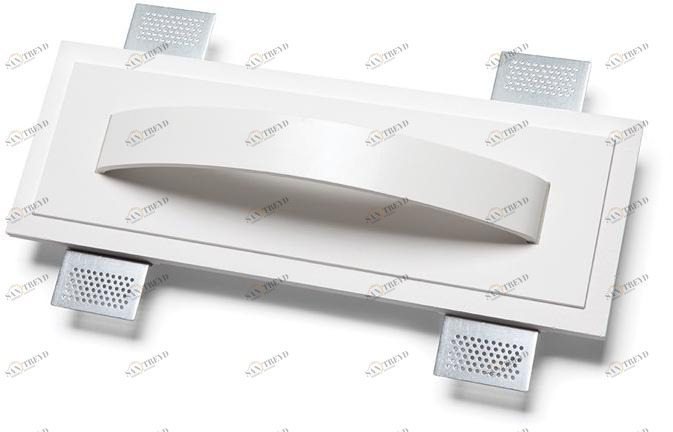 9010 novantadieci Встраиваемый настенный светильник из алюминия alumite® и cristaly®  2486a 