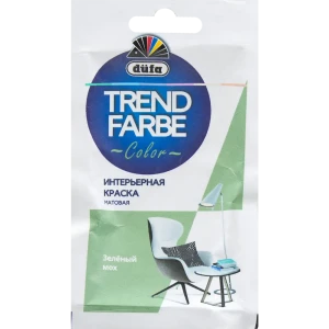 Краска для стен и потолков Trend Farbe цвет Зеленый мох 50 мл