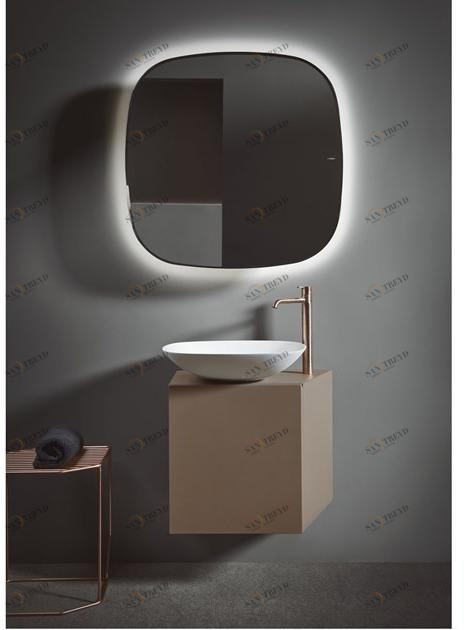 INBANI Тумба под умывальник из дерева подвесная одинарная Forma sun-id-1382233