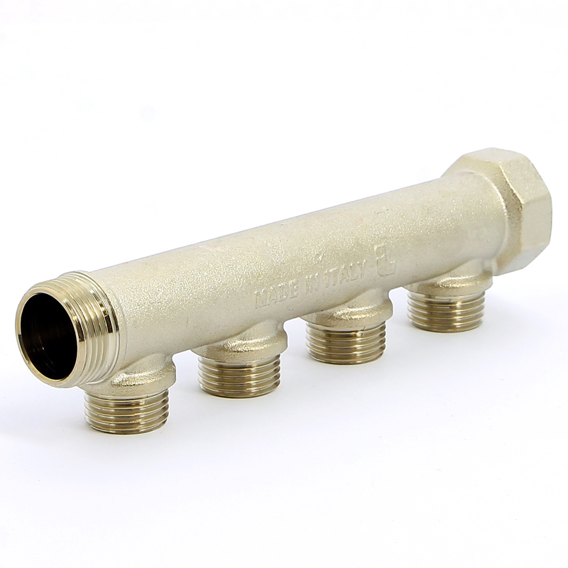 Коллектор НВ 3/4" никелированный ITAP 4 выхода 1/2"Н 38мм 455344 - Вид №4