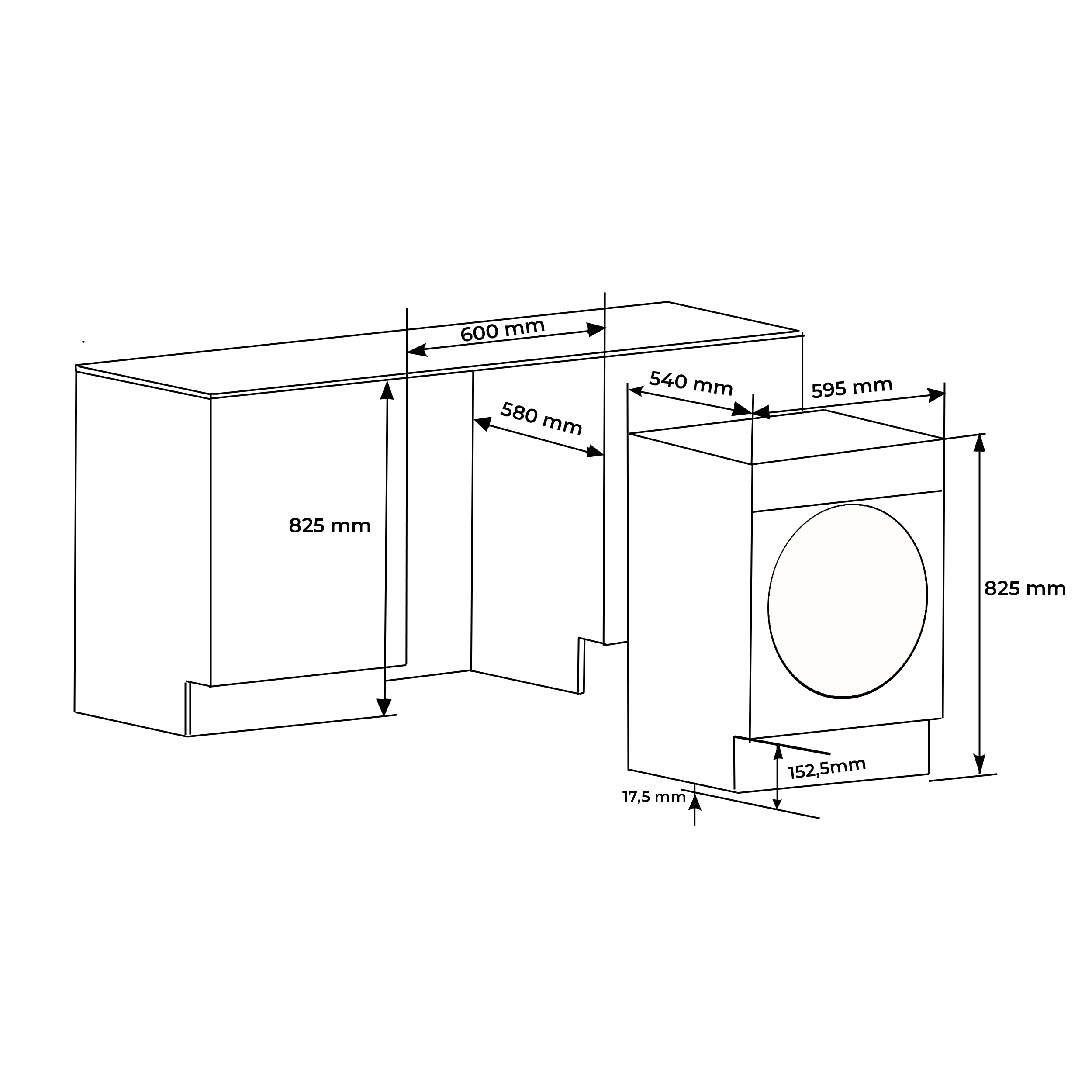 8194129 Встраиваемая стирально-сушильная машина HOMSair WMB1486WH STDN-0001486 - Вид №20