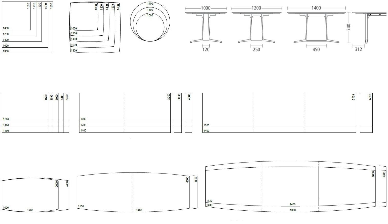 Wiesner-Hager Прямоугольный стол для совещаний Skill sun-id-1474832 - Вид №7