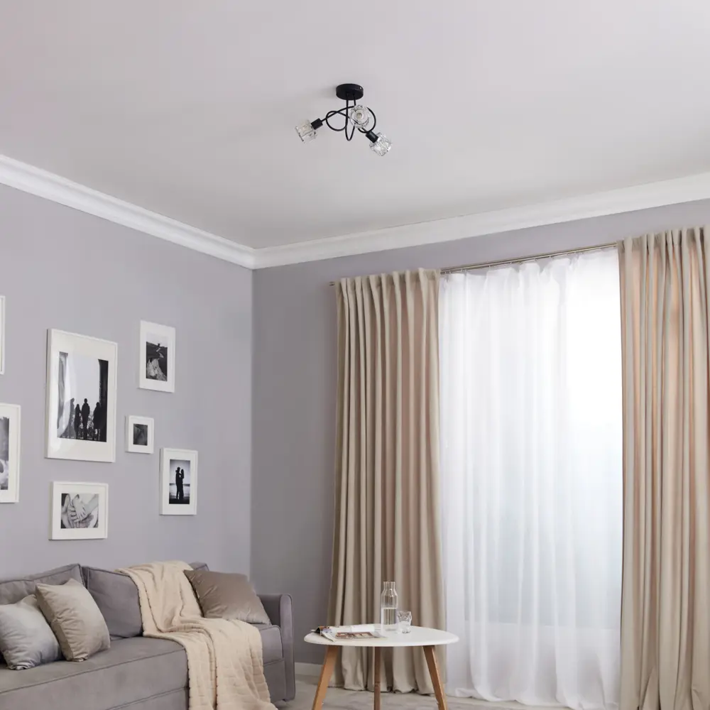 Люстра De City Акцент - современный потолочный светильник с тремя плафонами 88038459 STLM-0915620 - Вид №9