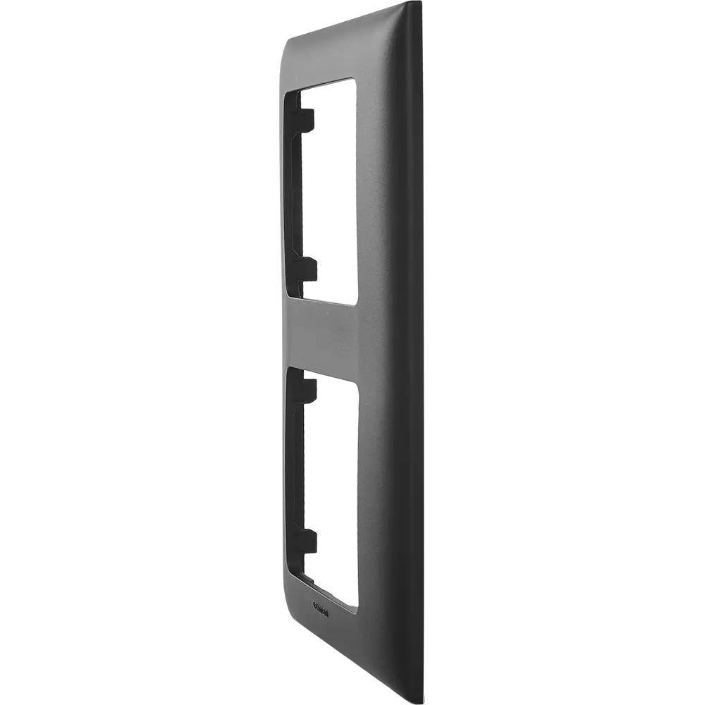 LEXMAN LILIAN: Декоративная рамка для розеток на 2 поста, антрацит 86761656 STLM-0071368 - Вид №2