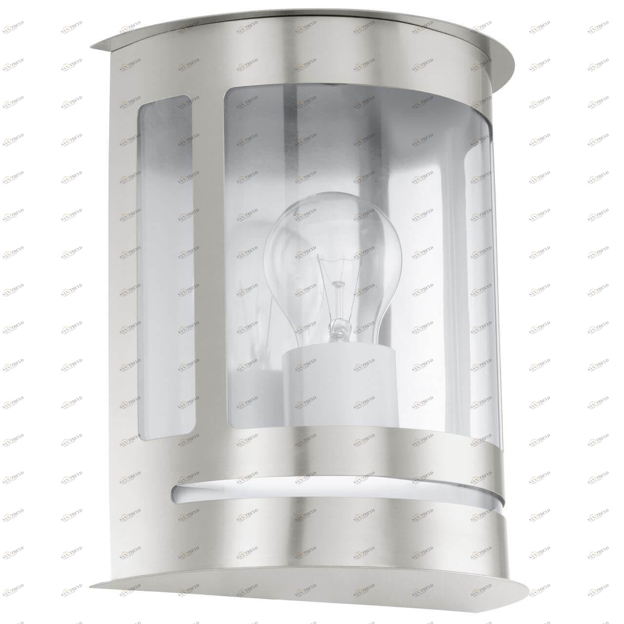 Уличный настенный светильник 24х11х19,5 см никель Daril 30173 EGLO DARIL 00-3895569 Никель 