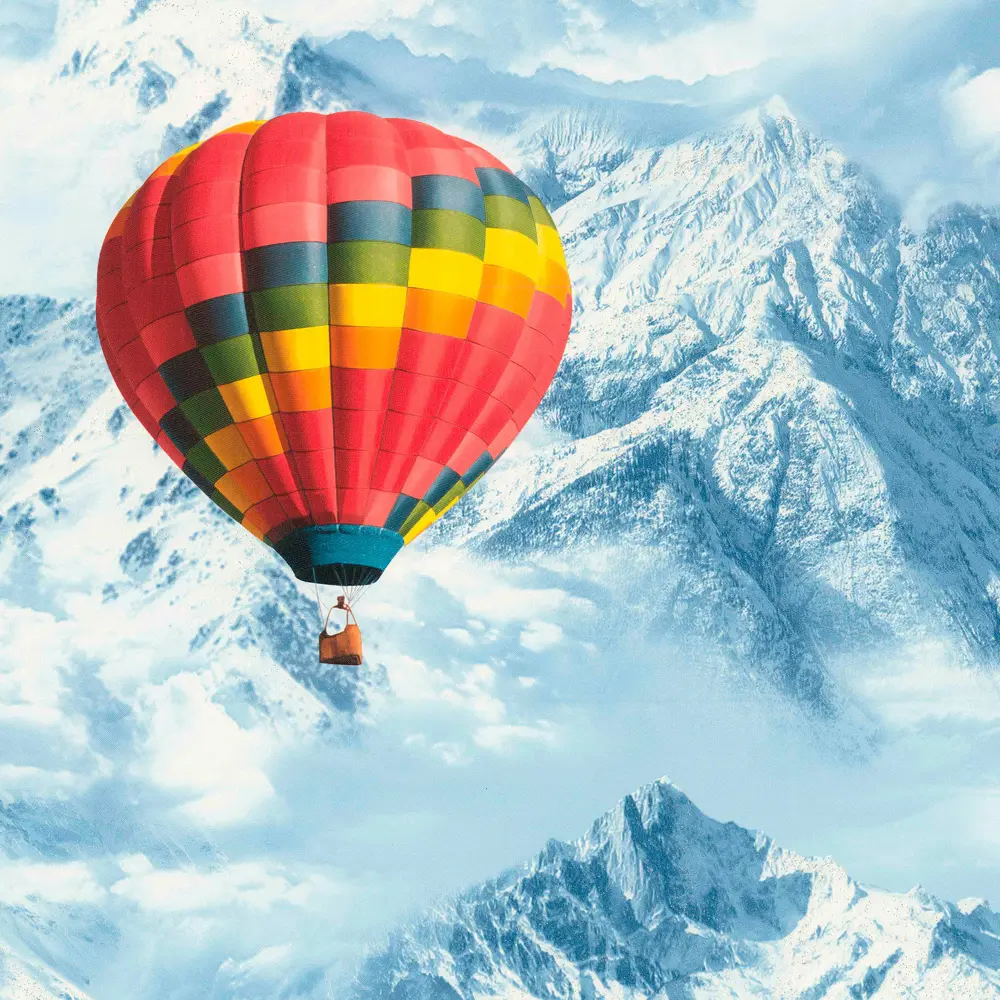 АРТЕКС Флизелиновые обои Воздушные шары с облаками в голубых тонах 89358810 STLM-0825654 - Вид №1