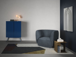 Съемное тканевое кресло с подлокотниками