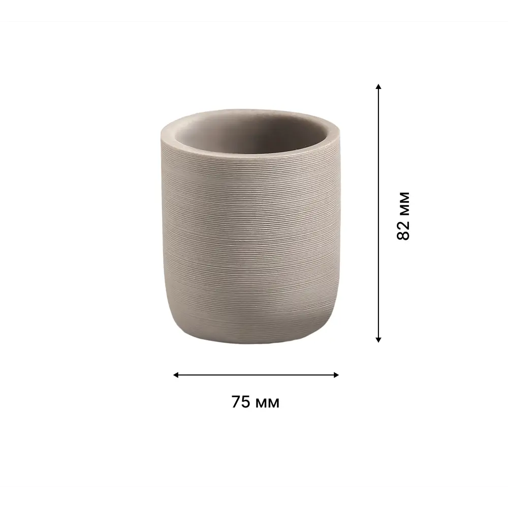 Стакан для зубных щеток LEMER Andermatt - элегантный аксессуар для ванной 89384944 STLM-1573450 - Вид №1