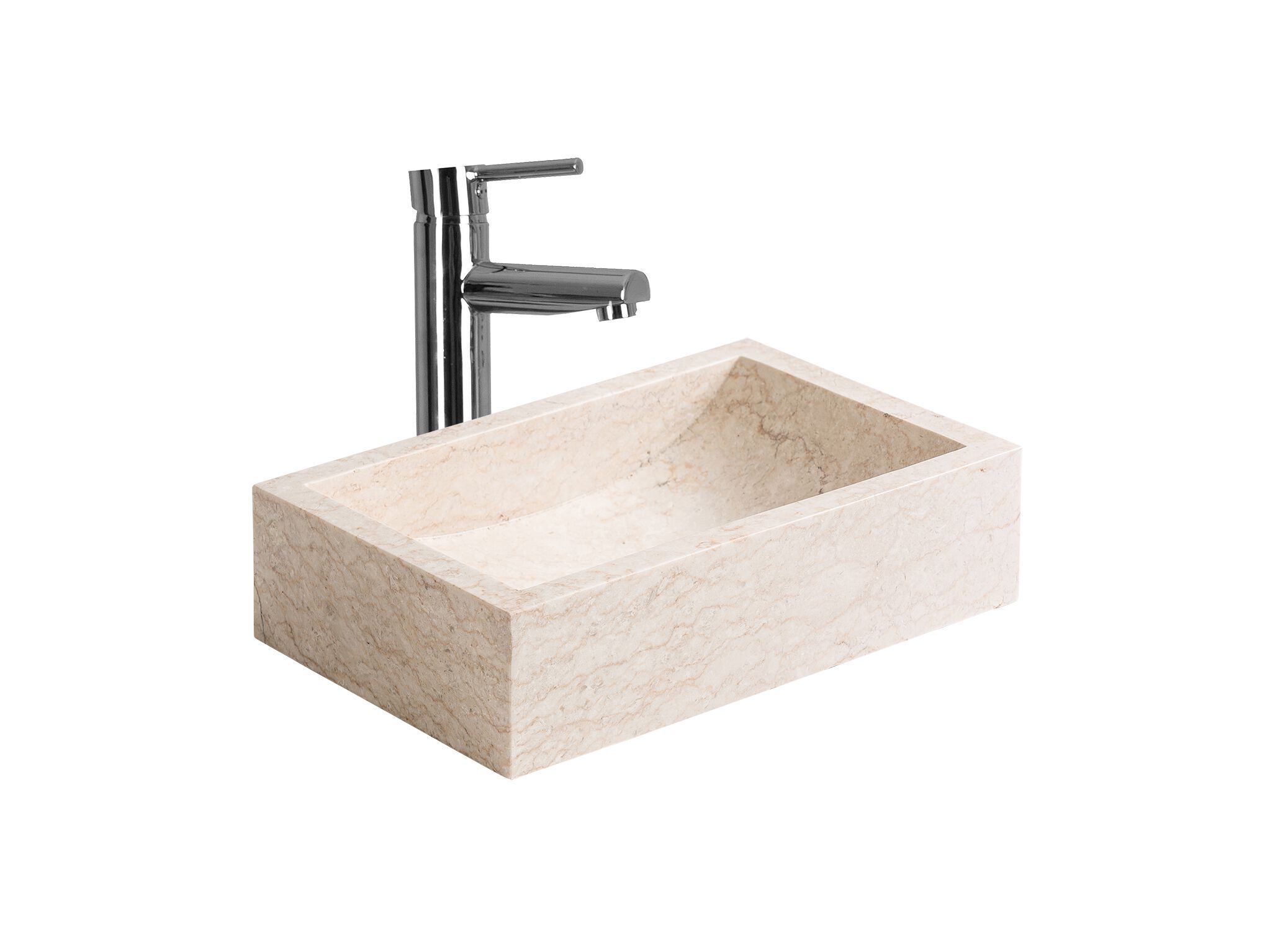 Прямоугольный умывальник из натурального камня Vical Home HAUMEA ARCH-00067903 - Вид №1