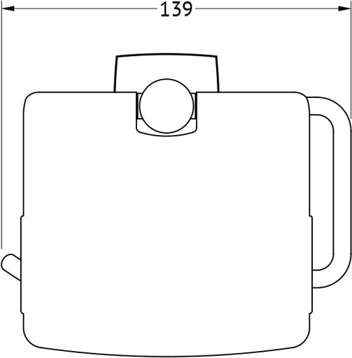 ESP 055 Держатель туалетной бумаги с крышкой FBS Esperado - Вид №1