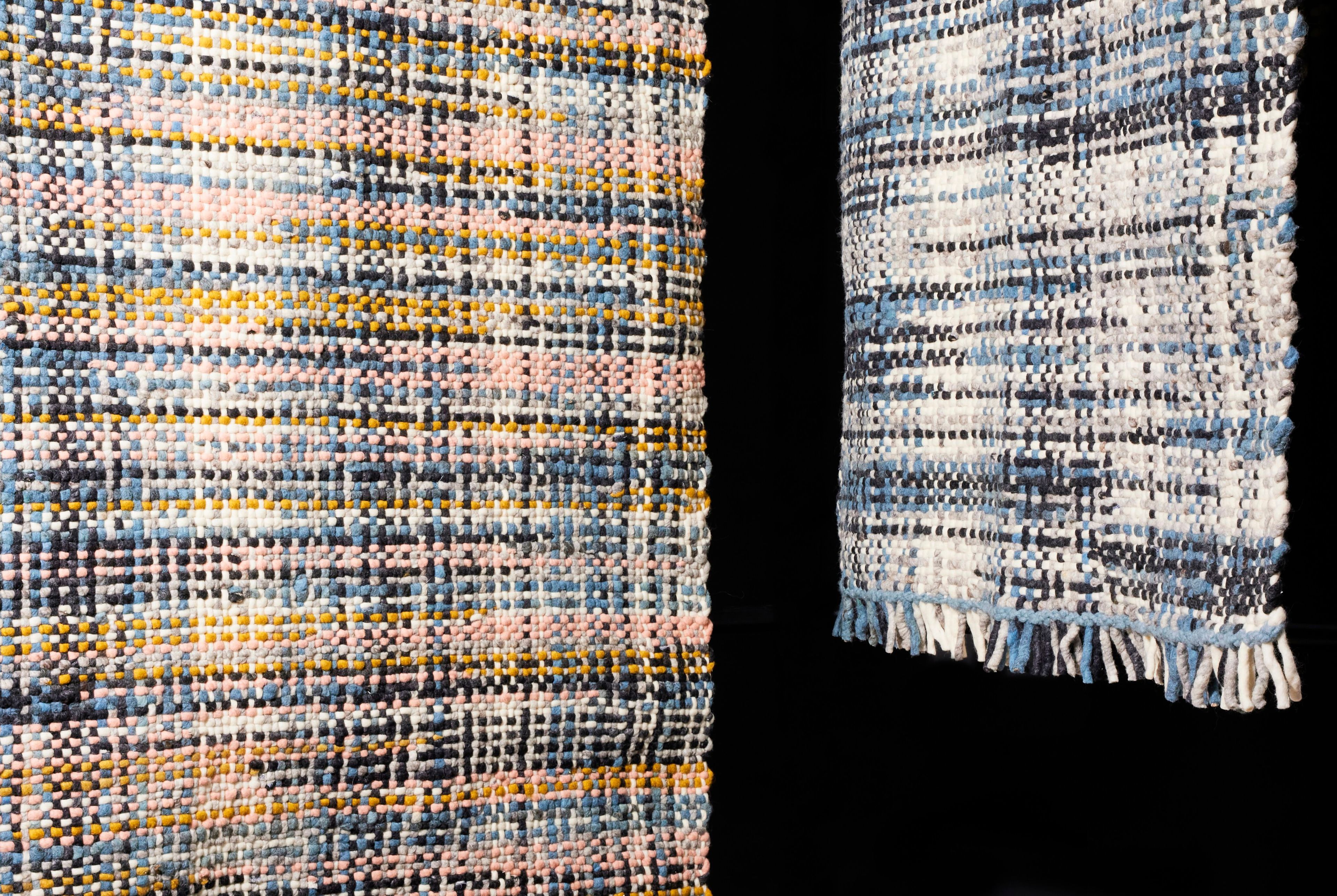 Прямоугольный шерстяной ковер ручной работы Huqrugs HARRIS ARCH-00024943