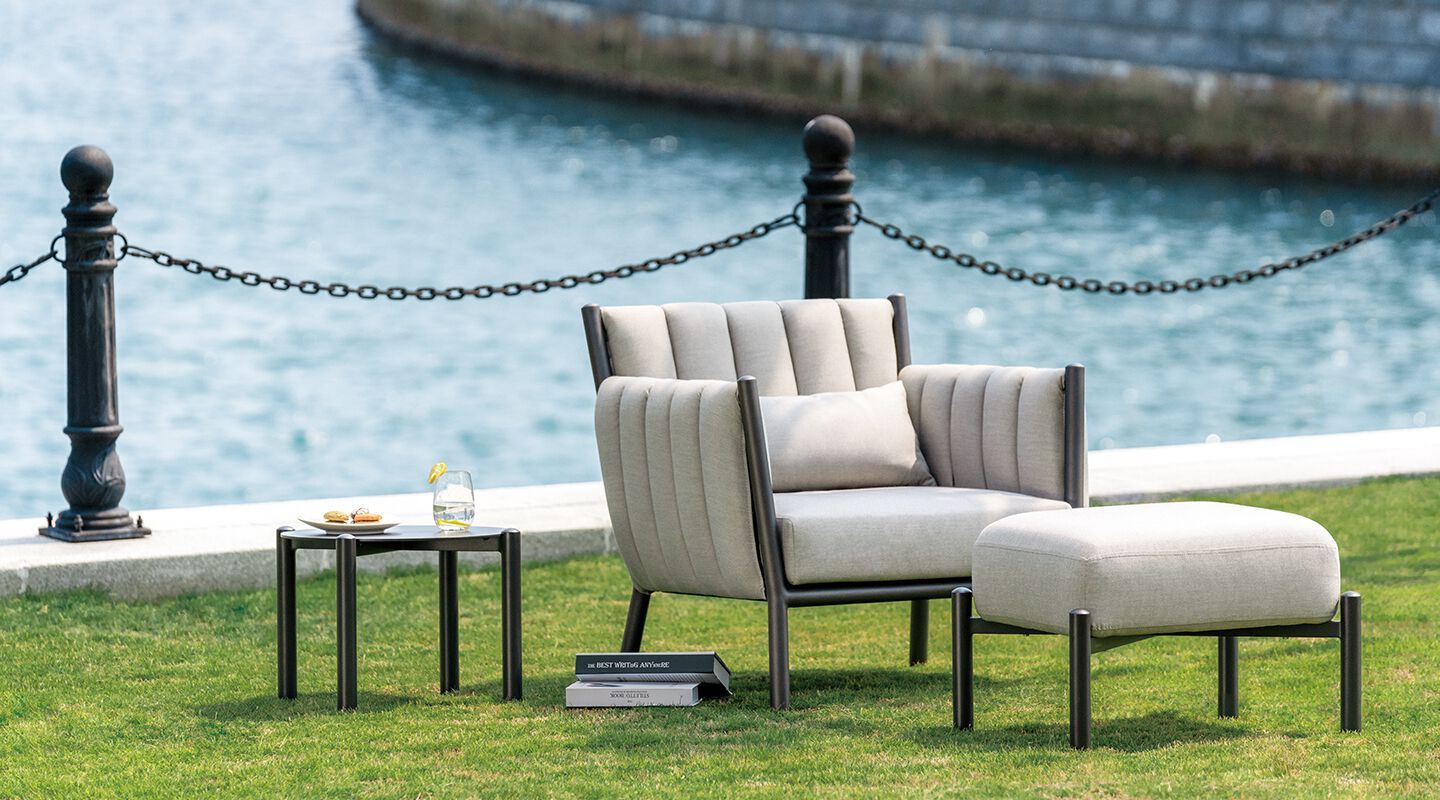 2-местный тканевый садовый диван VINEKO Morris ARCH-00040317 - Вид №1