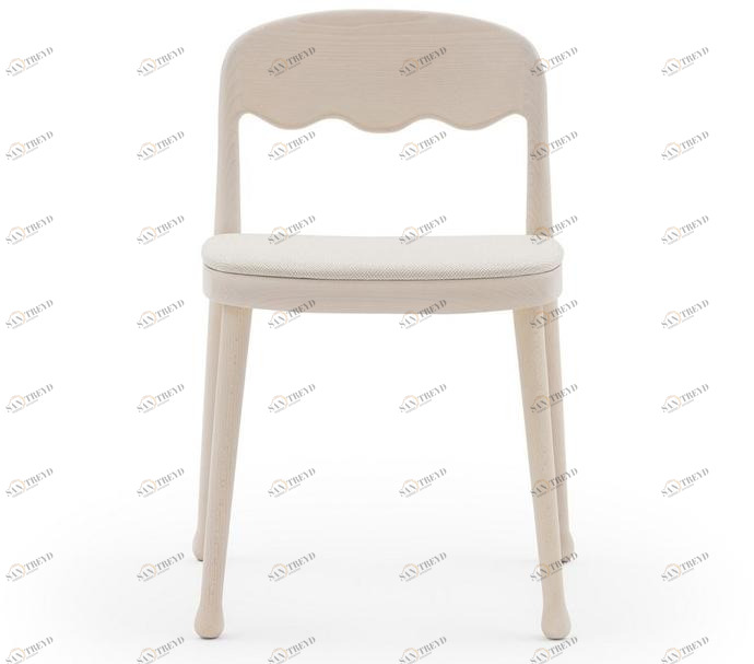 Billiani Деревянный стул с мягким сиденьем Frisée 251