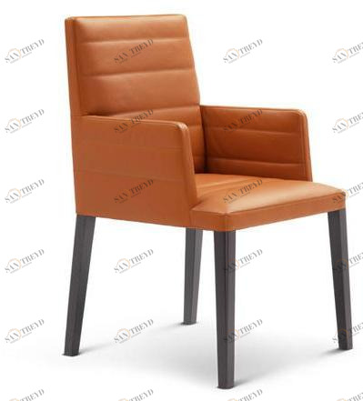 Poltrona Frau Кожаное кресло с подлокотниками La collezione - tavoli e sedie sun-id-1422447