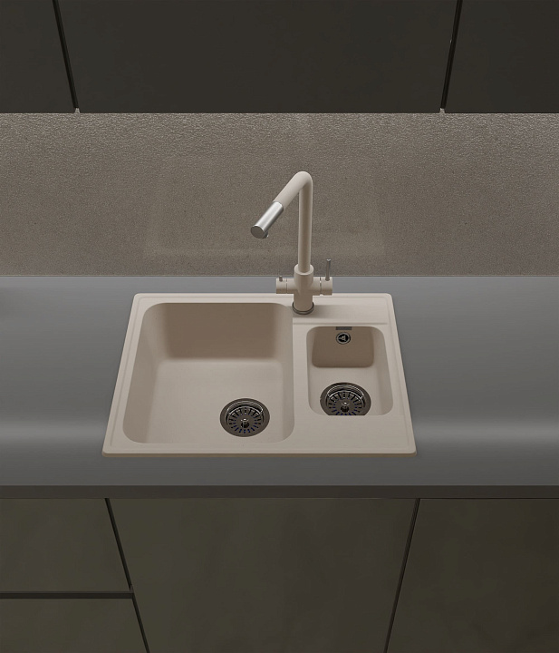 Кухонная мойка Кварц QUARZ S431 GranFest 9-S431 - Вид №4