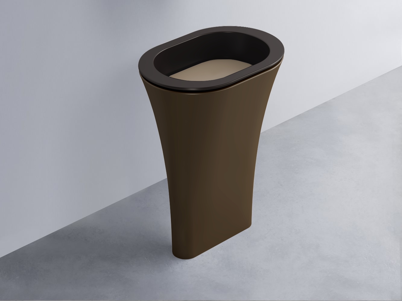 AMLA65-LV+AMPILO-AN+AMCOLO-CA Раковина Amedeo Ovale отдельностоящая cielo Enjoy + Amedeo Ceramica Cielo