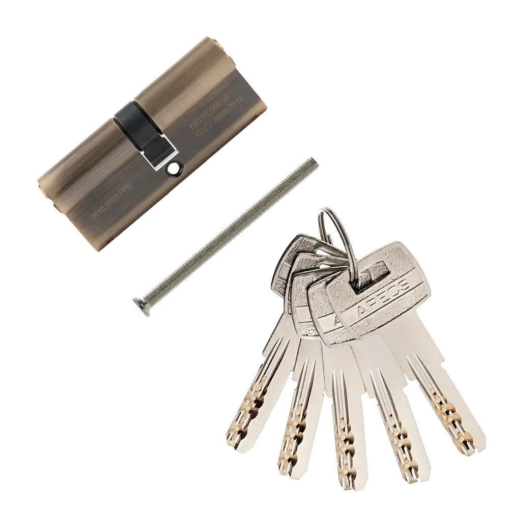 Цилиндровый механизм APECS Pro LM-80-AB для металлических дверей 84168107 SM STLM-0903064 - Вид №1