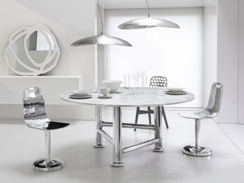 Gervasoni Круглый стол из каррарского мрамора Next / spin sun-id-1439459 - Вид №1