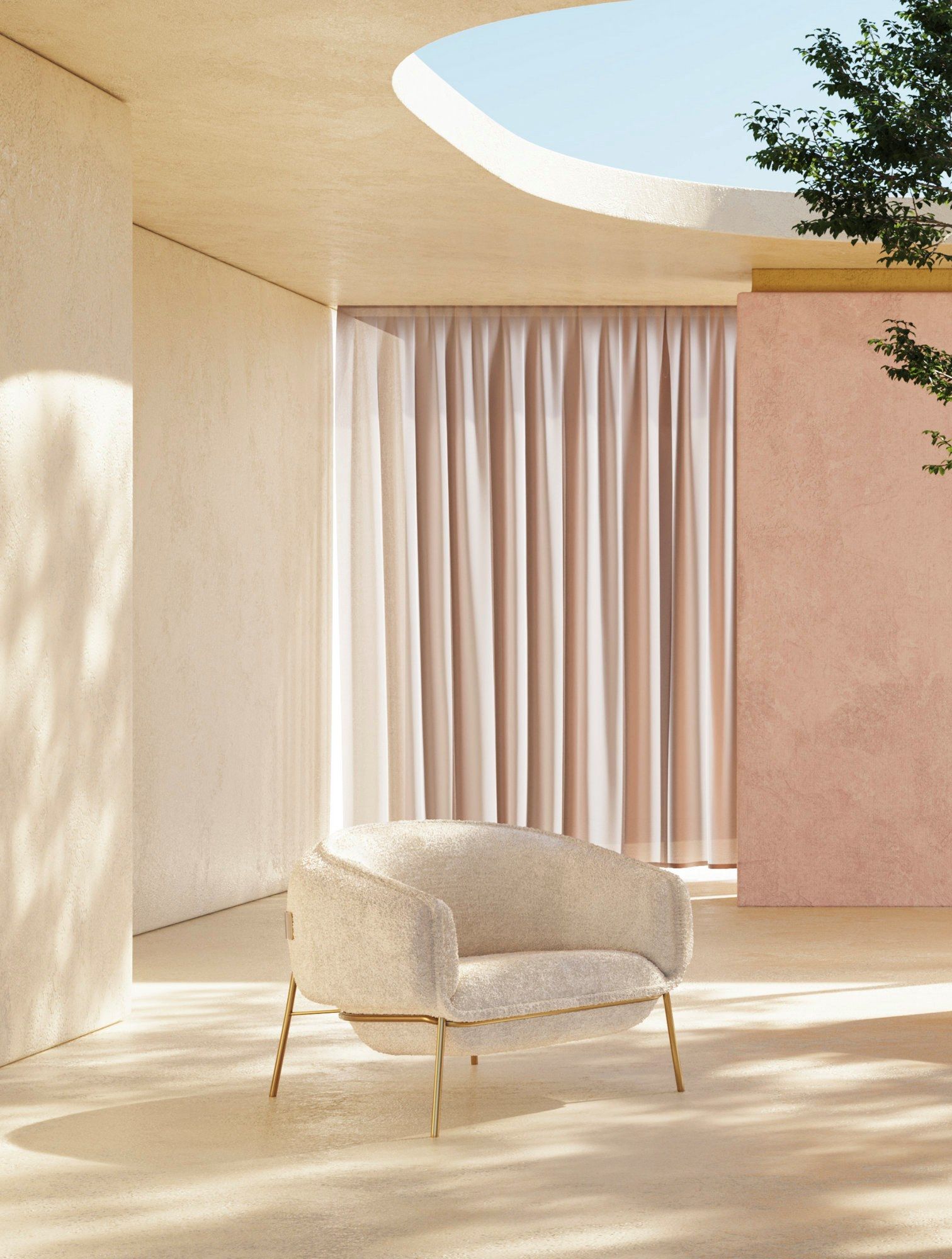 Тканевое кресло с подлокотниками Mambo Unlimited Ideas BLOP ARCH-00123208 - Вид №12