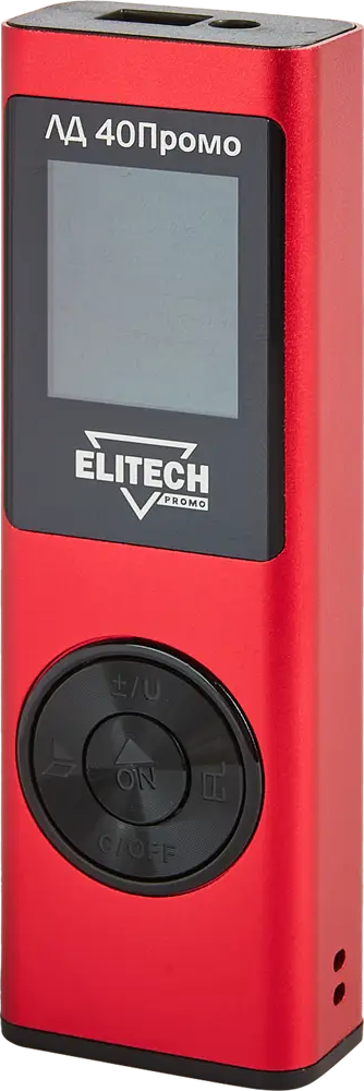 Лазерный дальномер Elitech ЛД40 для точных измерений до 40 метров 89202532