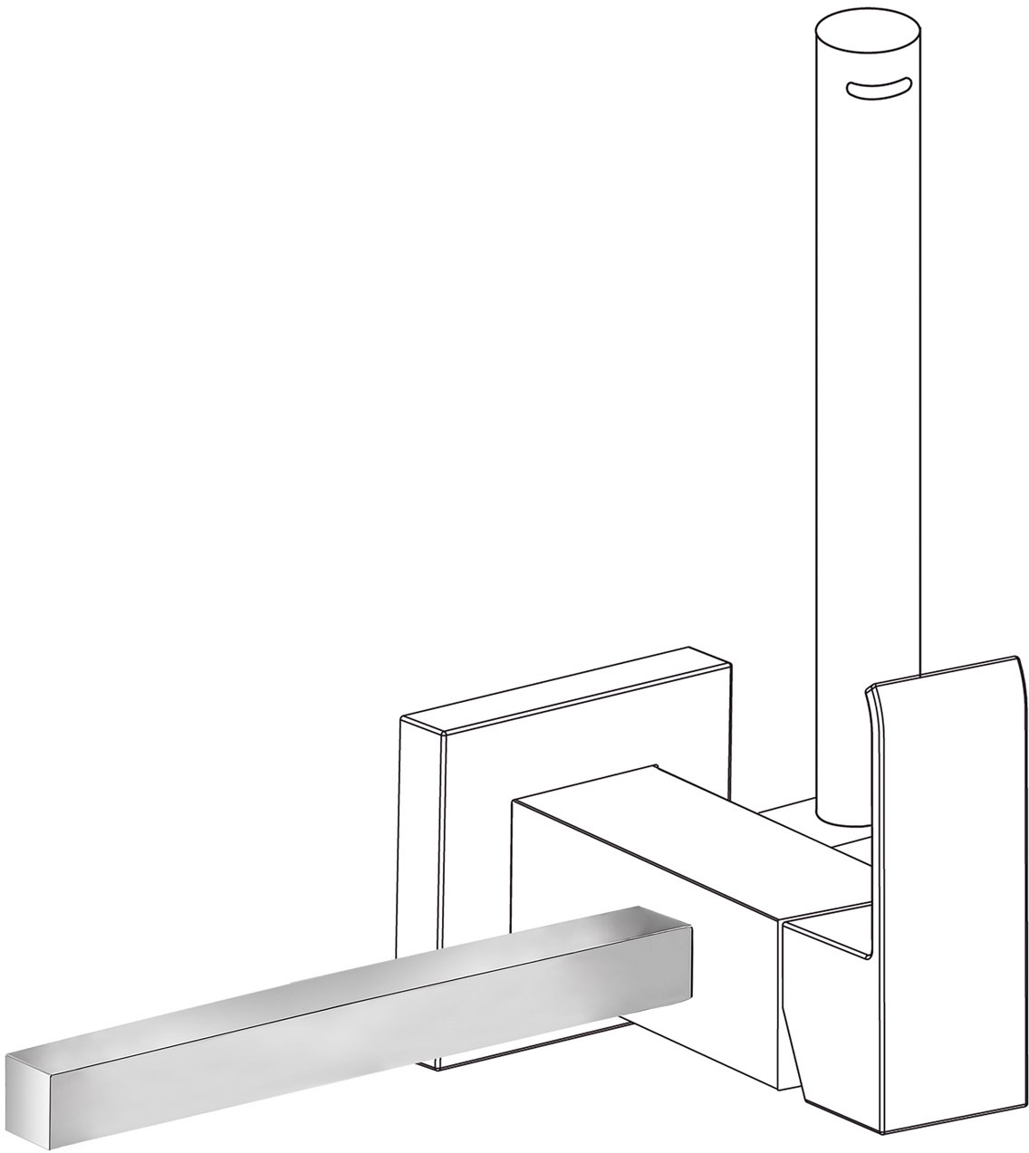 Аксессуар для полотенцесушителя для смесителя унитаза с душем-03412402 TRES