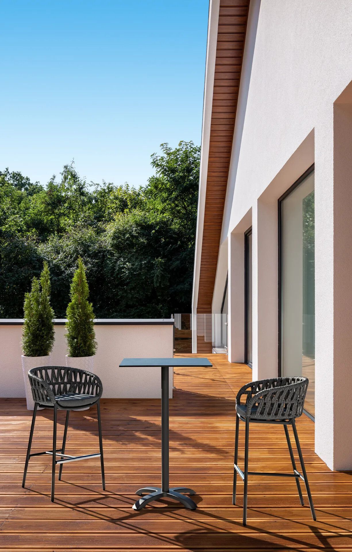 Высокий веревочный стул на открытом воздухе Contral Манила ARCH-00132115 - Вид №3