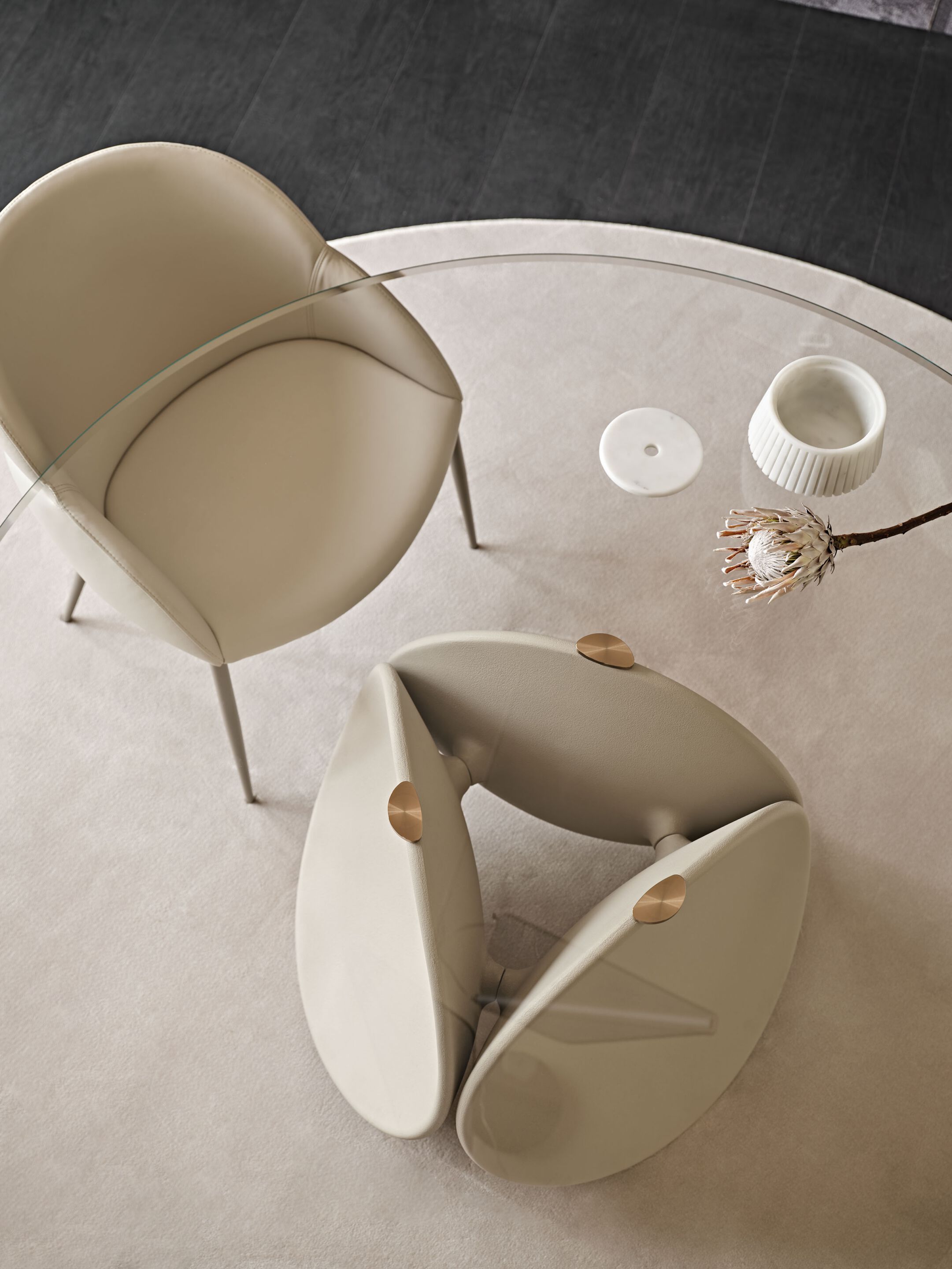 Круглый Хрустальный стол Cattelan italia MAXIM ARCH-00061614 - Вид №4