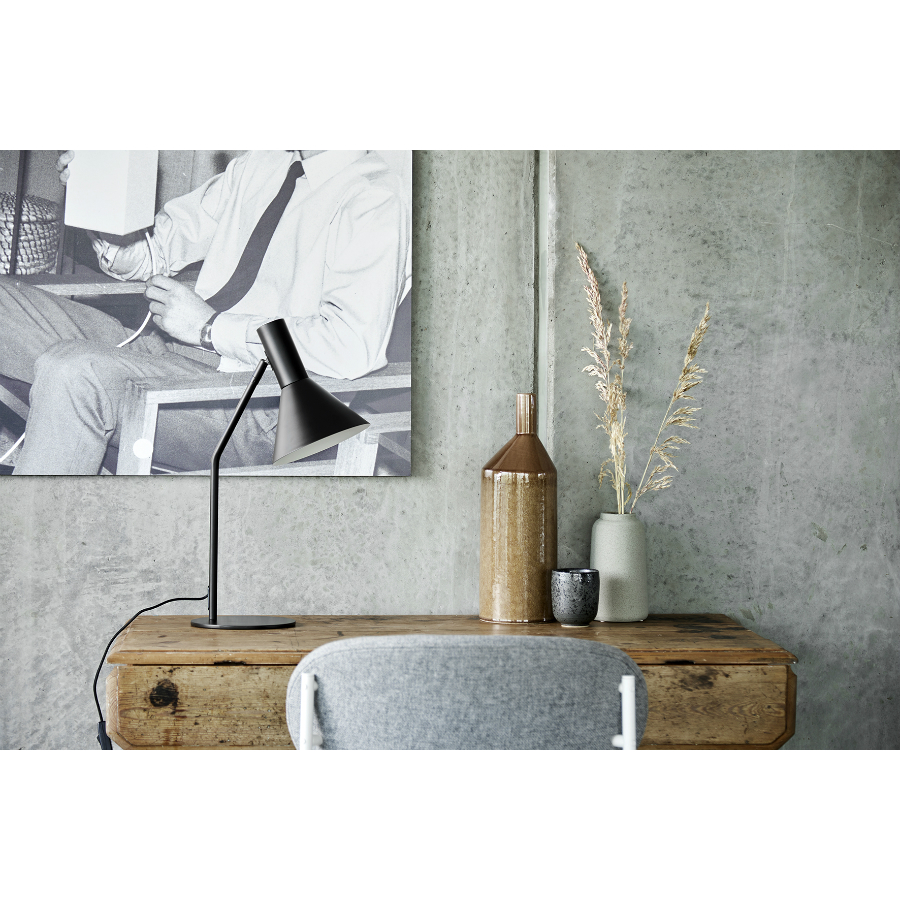 250965011 Лампа настольная lyss, 50х25хD18 см, черная матовая Frandsen  - Вид №5