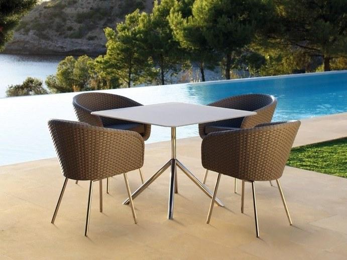 FueraDentro Садовый стол из стали квадратного сечения Shell Sdn100 - Вид №1