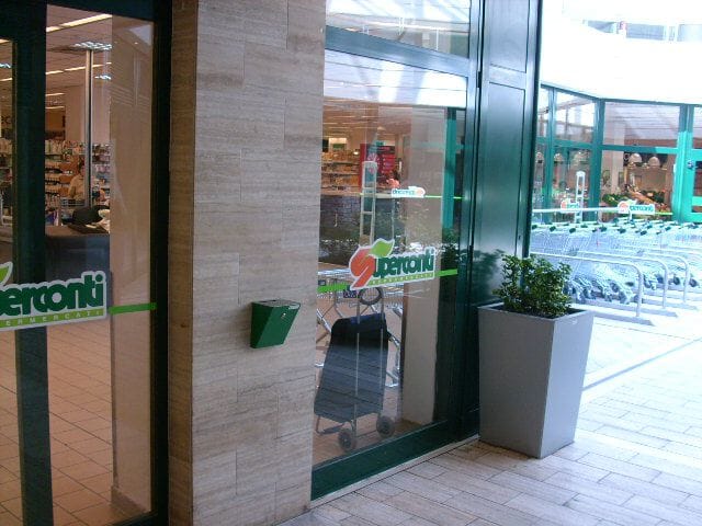 Стальная настенная пепельница для общественных мест Studio Città LASER ARCH-00022456 - Вид №1