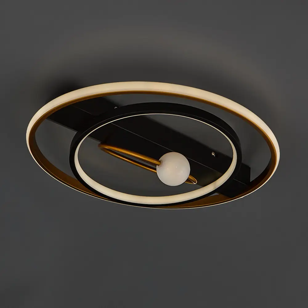 Люстра потолочная Jlight Trizy 5647/90C LED цвет черный/золото 84315603 STLM-2130548  - Вид №3