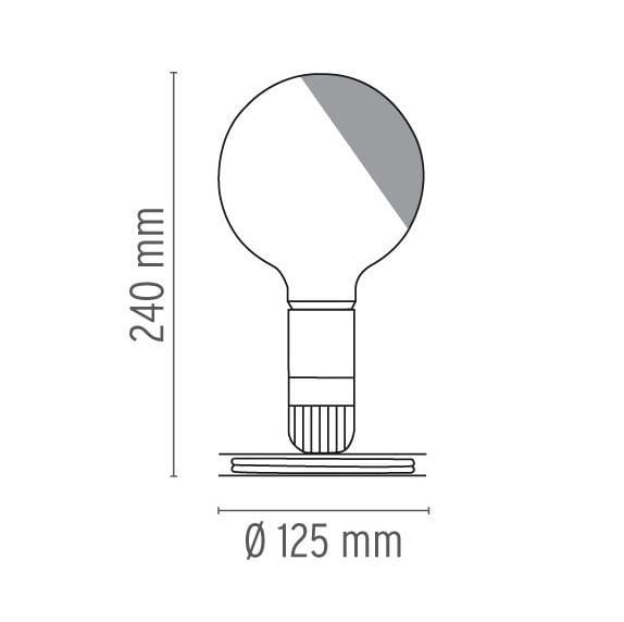 Стеклянная светодиодная настольная лампа In Stock Flos ARCH-00062855 - Вид №4