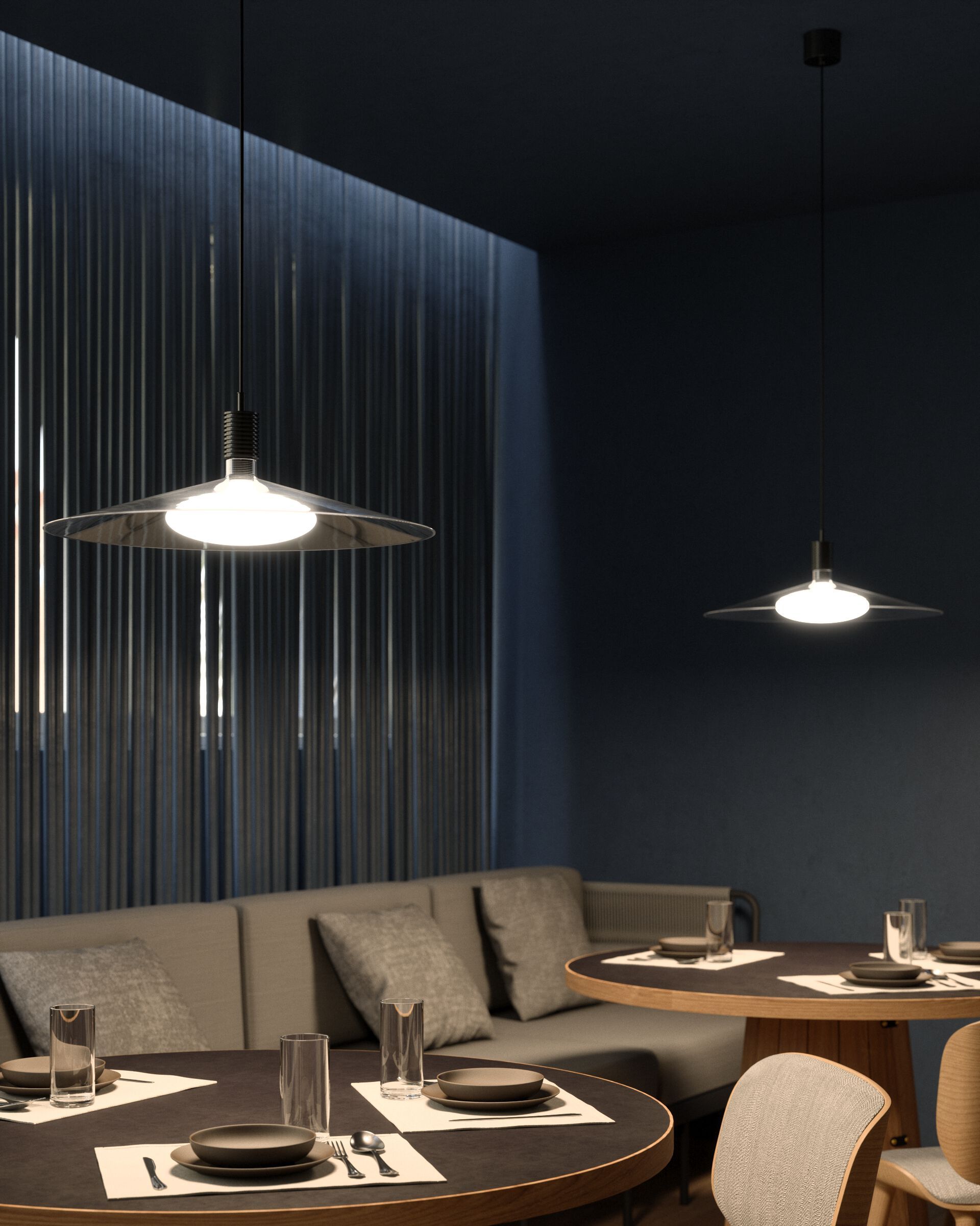 Стеклянный светодиодный подвесной светильник Cangini & Tucci Hydra ARCH-00052773 - Вид №5