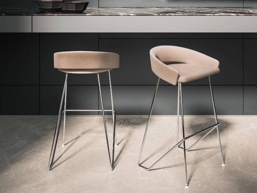 Kastel Высокий табурет из ткани с подставкой для ног sun-id-1411508 - Вид №2