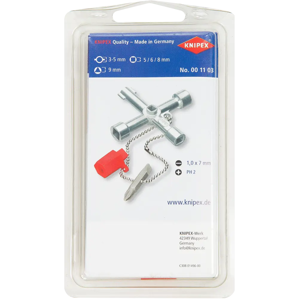 Ключ для электрошкафов Knipex 76 мм 82212128 STLM-2112129  - Вид №2