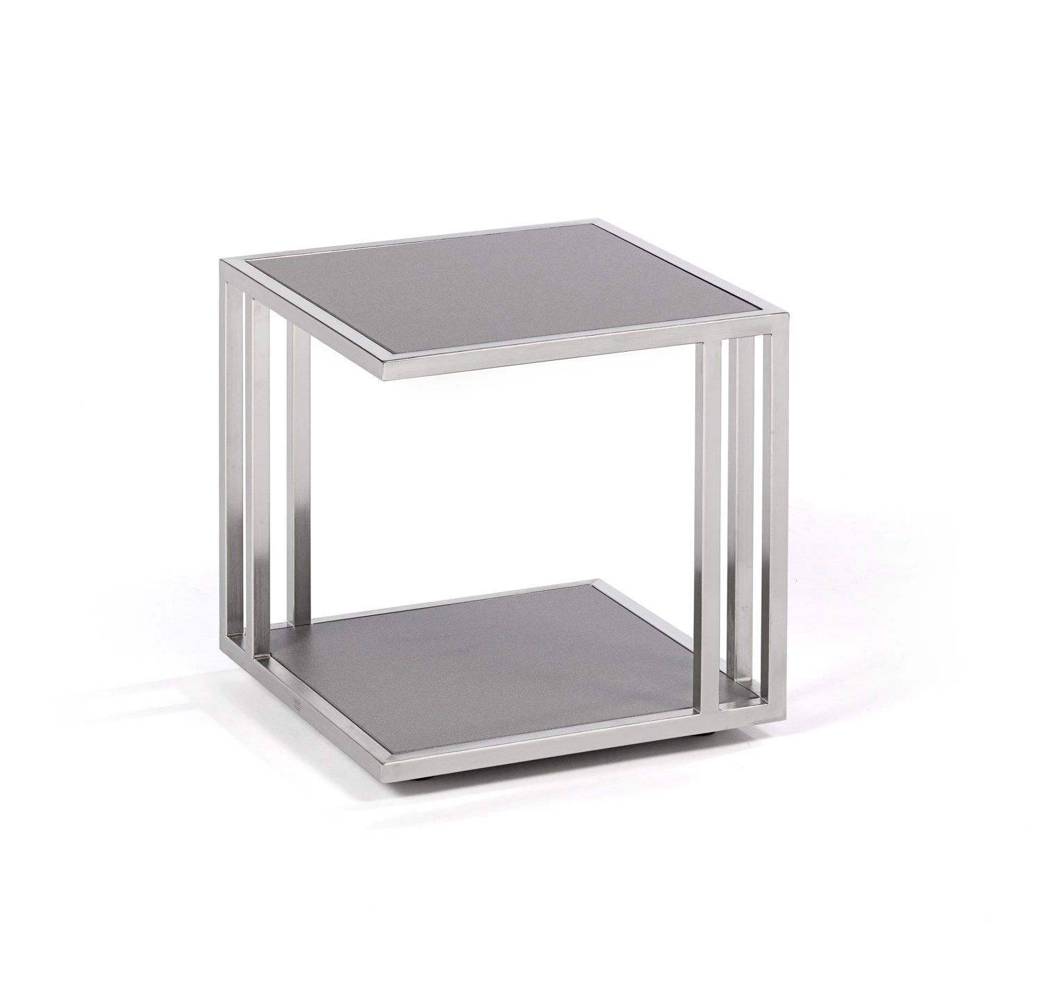 Низкий квадратный журнальный столик с журнальной стойкой FISCHER MÖBEL Люкс ARCH-00153376 - Вид №1