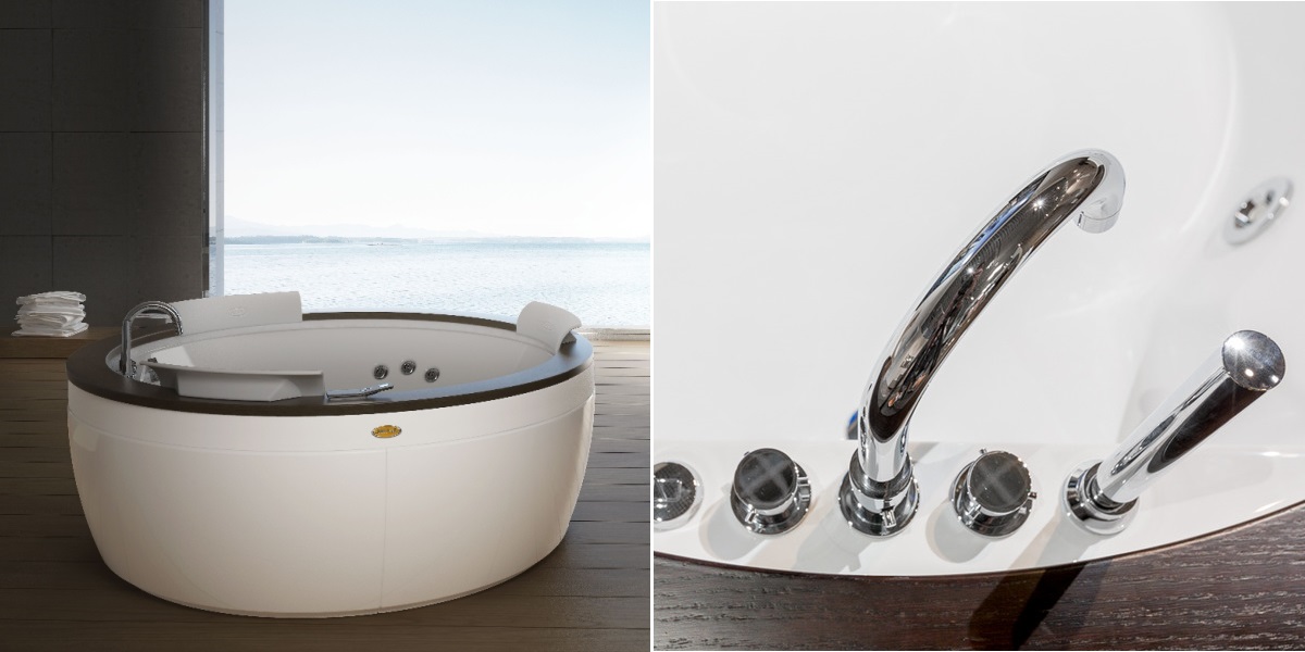 Ванна напольная с гидромассажем "TOP AQS" Nova 9Q43-571A Jacuzzi 9Q43571A - Вид №1