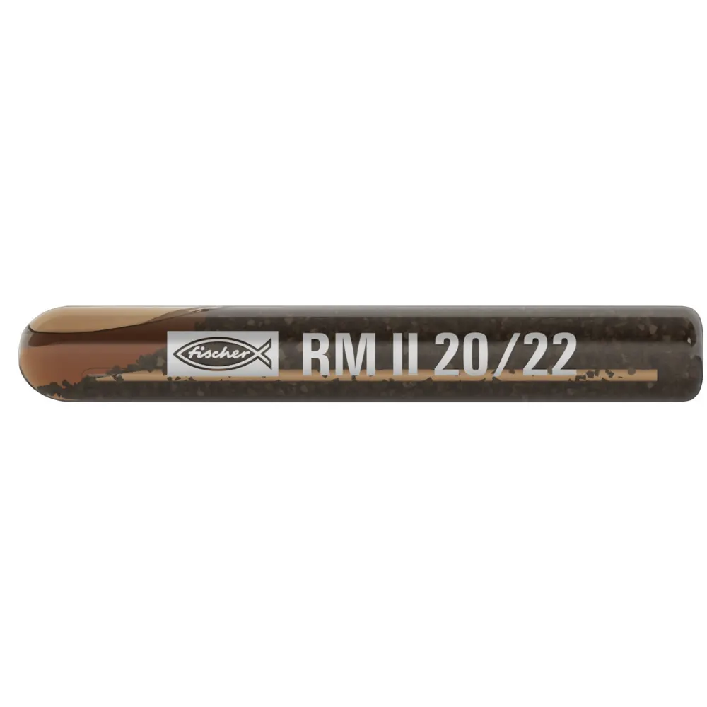 Капсула химическая Fischer RM II 20/22 для полнотелых материалов, 20x190 мм, 10 шт. 82159768 STLM-2156322 