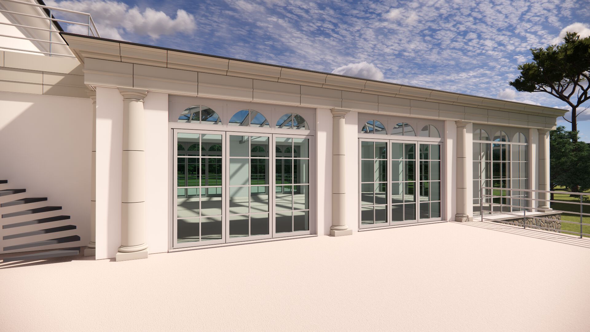 Алюминиевый зимний сад VANSTA Classic ARCH-00094070 - Вид №5