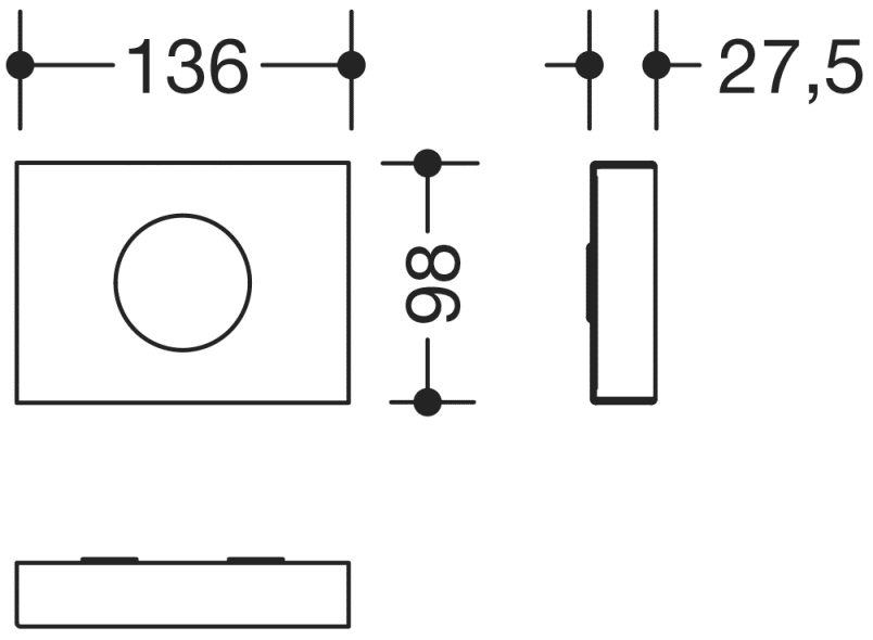 900.06.011XA Диспенсер для гигиенических пакетов HEWI System 900 - Вид №1